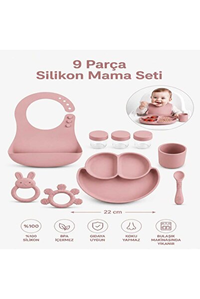 ERMA HOME 9 Piece Food Set |   100% Silicone |   Bpa Free |   Suitable for Su...