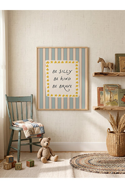 Creatick Design İskandinav Tarzı Masif Ahşap Çerçeveli Çocuk ve Bebek Odası M...