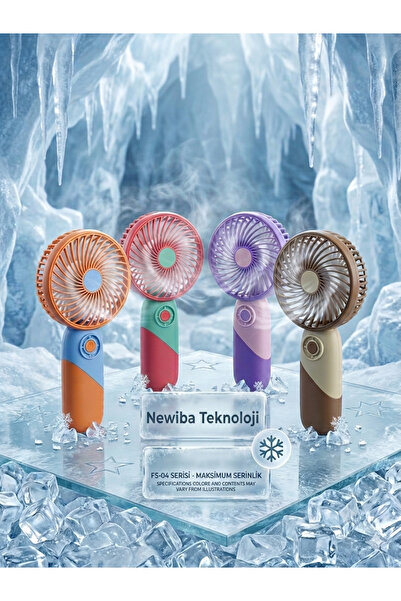 Newiba Teknoloji Mini Soğutucu Fan - Turbo Serinletici Fan El Fanı