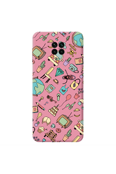 Other Xiaomi Redmi Note 9 Pro Mixed up Pink Colored Silicone TPU Θήκη