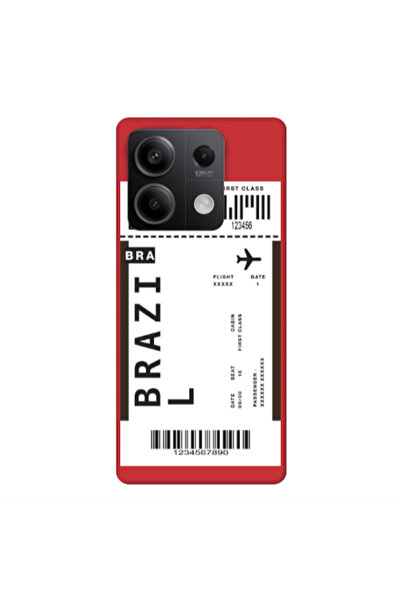 Other Xiaomi Redmi Note 13Pro 5G Brazil BRA Red Colored Silicone TPU Θήκη