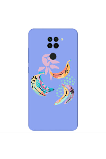 Other Xiaomi Redmi Note 9 Banana Light Purple Colored Silicone TPU Θήκη