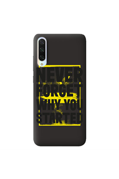 Other Xiaomi Mi 9 Lite Never Forget Black Colored Silicone TPU Θήκη