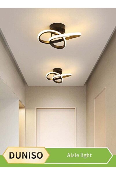 DUNISO LED Ceiling Light, Adjustable Flush Mount Chandelier, Tri Color Dimmin...