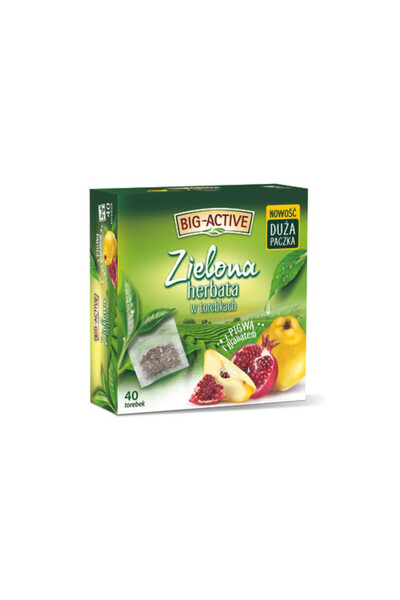 Generic Brand Ceai verde, Big Active, 40 plicuri, 60 g