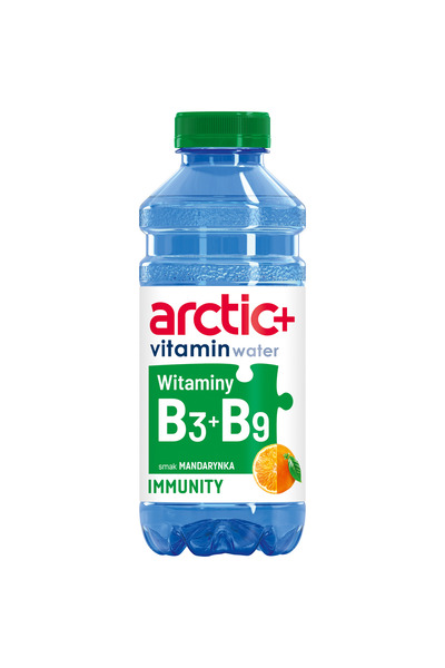 Generic Brand Apă vitaminizată Arctic+ Bautura cu aromă de mandarină, cu vita...