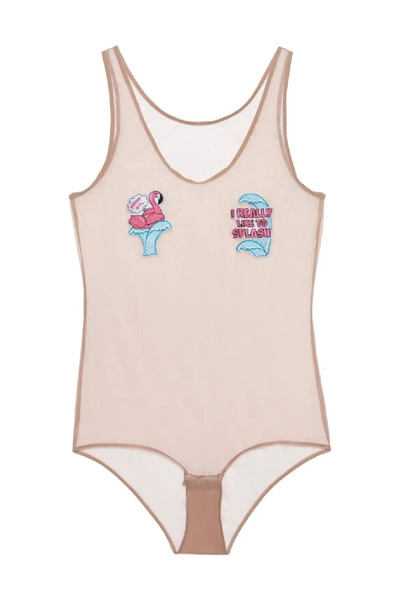 Evendi Bodysuit, Brown