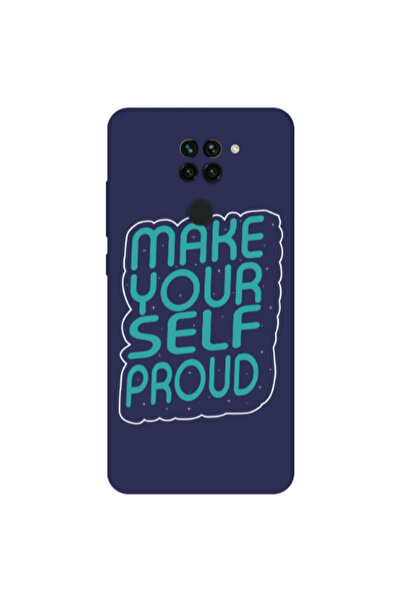 Other Xiaomi Redmi Note 9 Make Your Self Proud Dark blue Colored Silicone TPU...