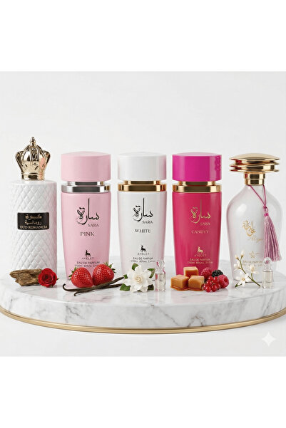 Ayelet Set 5 Parfumuri Orientale pentru Femei 100 ML - Oud Romancia + Sara Pi...