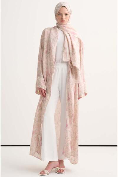 carell Rosin Floş Abaya Pembe