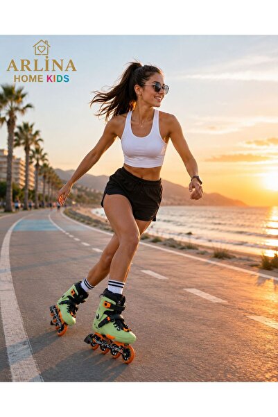 Arlina Home Kids Yetişkin Rebel Paten Yeşil 38-41