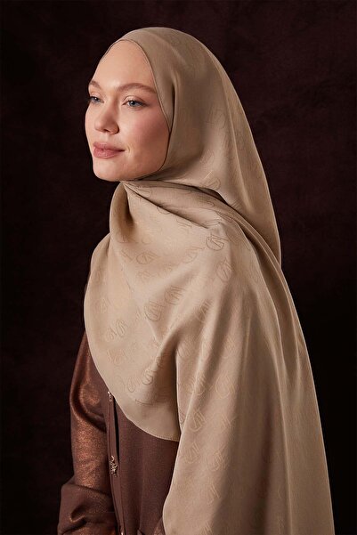 Levidor Gold Lvd Printed Naia Jacquard Shawl