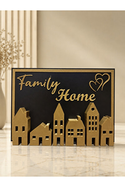 ARKlife 3D Electronic Modern Dekoratif Ev Figürü Biblo Family Home Ofis Masaü...