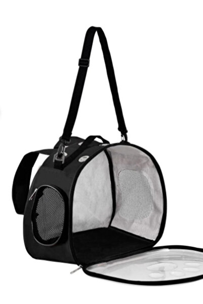 ETİKSTORE Elips Kedi Taşıma Çantası El Ve Sırt Çantası 6 Hava Kanalı 2 Fileli Cep Kedi Taşıma Çantası