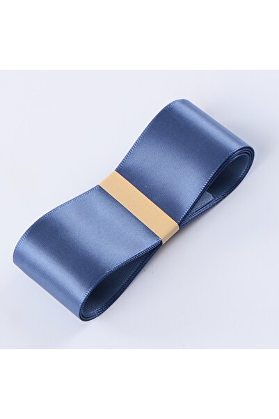 OEM Panglică din poliester Satin Albastru 3,8 cm