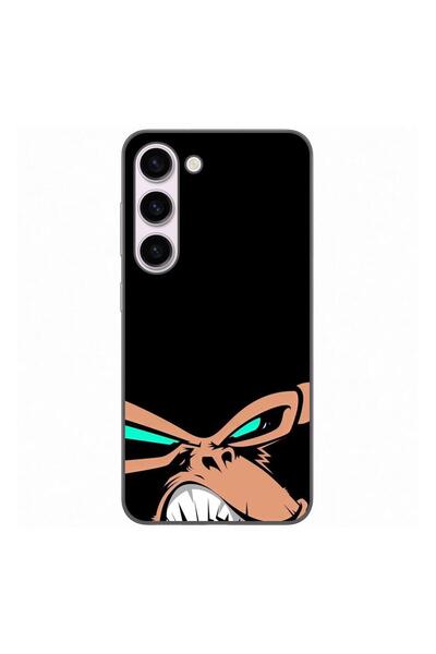 OEM Калъф, съвместим със Samsung Galaxy S23, силиконов гел TPU, с десен на яд...