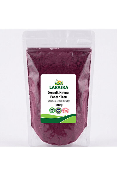 Laraska Organik Kırmızı Pancar Tozu 100g Organic Beetroot Powder