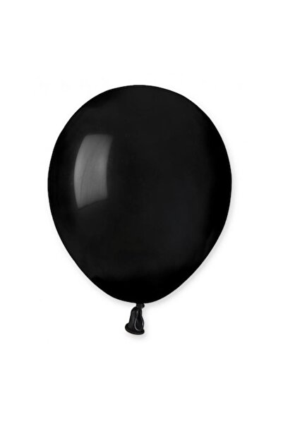 Gemar Baloane din latex A50, 5 " (12 cm), Culoare negru pastel, Set de 100 de...