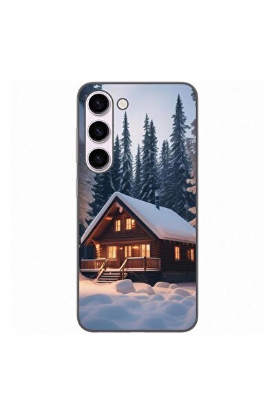 OEM Husa compatibila cu Samsung Galaxy S23 Silicon Gel Tpu Model Peisaj Iarna...