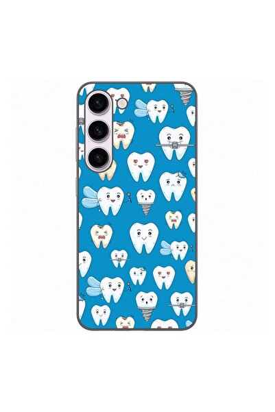 OEM Husa compatibila cu Samsung Galaxy S23 Silicon Gel Tpu Model Dentist Pattern