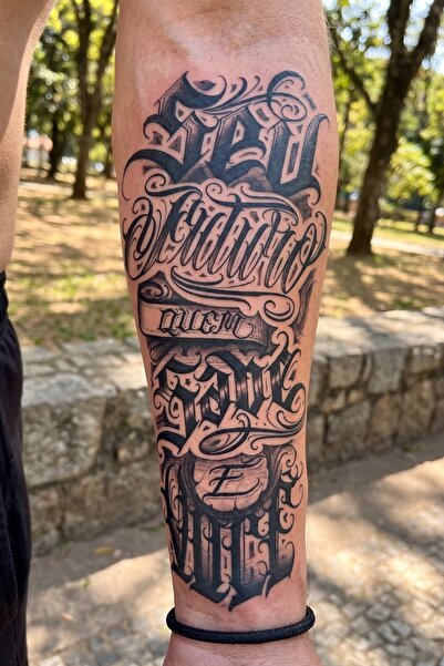 BP Tattoo Yazılı Geçici Dövme "Kaderini Kendin Yaz" Unisex Tattoo