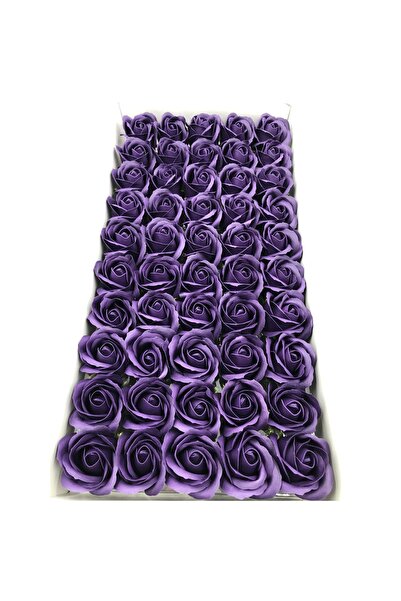 Velaris Set de 50 de trandafiri din săpun, 5x5 cm, Calitate Premium, Decor și...