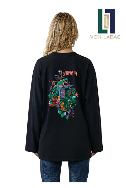 Grafftee Clothing Μαύρο μακρυμάνικο μπλουζάκι με φαρδιά μανίκια, 100% βαμβάκι...