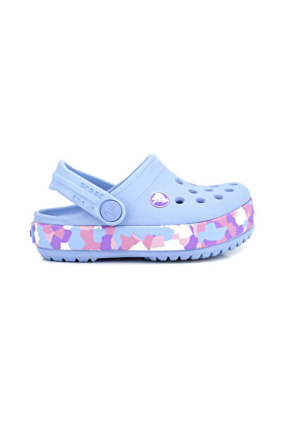 Crocs Crocband Glow Confetti Band 212524-4ZA Çocuk Terlik Mavi Juststep