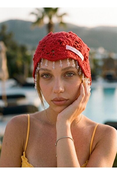 LAGRANZE Beaded Dangle Braided Bucket Hair Accessory