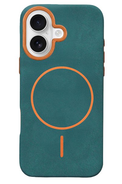 Joko Spt-Gld iPhone 16 Luno Leather Magsafe Cover (225629) - Green