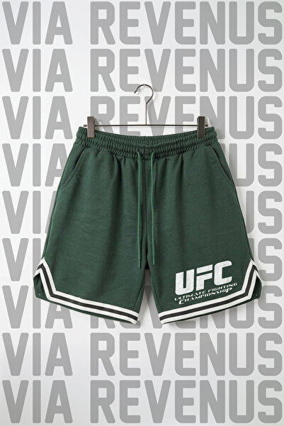 Vordevia Ufc Ultimate Printed Unisex Vortex Fabric Sports Training Shorts wit...