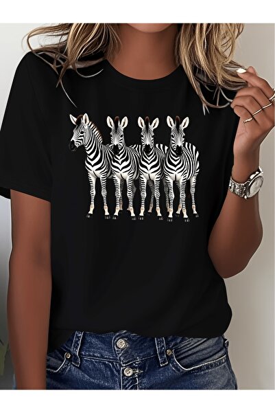212Wear Women' S Pure Stripe T Shirt Realistic Four Stripes Soft Breathable T...