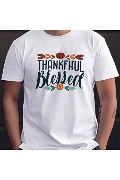 12 Teknoloji تي شيرت رجالي من AI Thankful Thanksgiving Thankful, Grateful Wri...