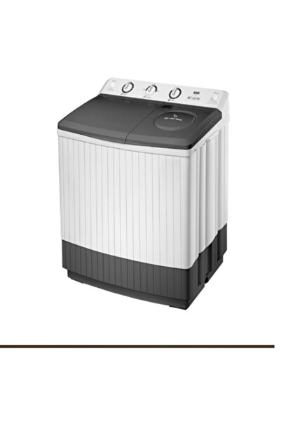 haas Twin Tub Washing Machine, 12 kg, White - HTT1B12W