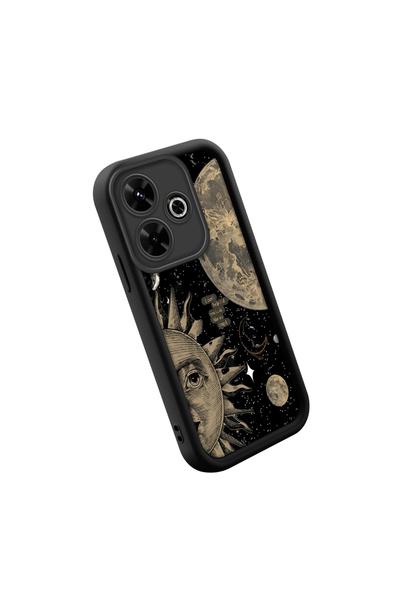 PATTERNOVA Redmi 13/13X Uyumlu Yüksek Kalite Gökyüzü Gezegeni Kılıf, Uzun Sür...