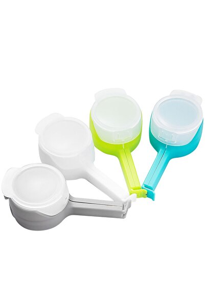 Rao Set 4 Cleme cu Capac RAO, pentru Sigilare Pungi Alimente, Material Abs, M...