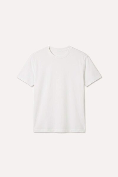 DeFacto Regular Fit Crew Neck Pique Short Sleeve Basic T-Shirt I0624Ax26Sm