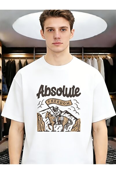 NOURAM Absolute Freedom Comfort Soft Men Funny Unique Tees Round Neck Short S...