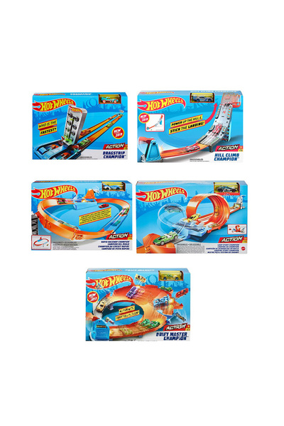 HOT WHEELS Set de curse pe pistă de campionat Gbf81-gtv13