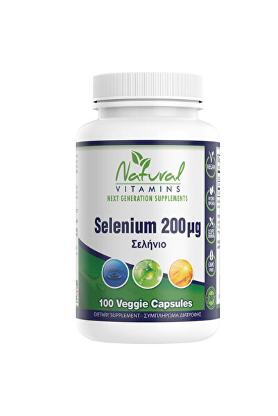 NATURAL VITAMINS Selenium 200μg, 100veg.caps