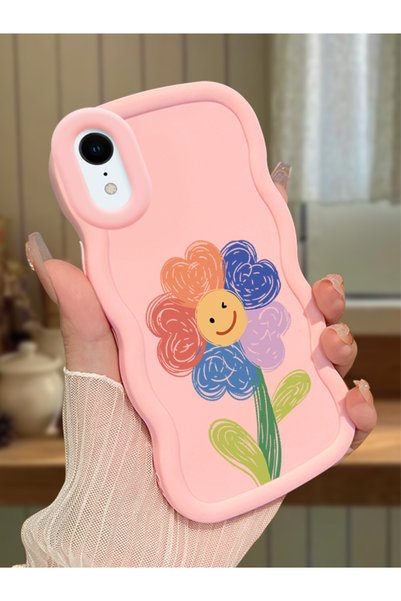 Hontinga حافظة متوافقة مع هاتف iPhone XR، حافظة حماية للكاميرا من السيليكون ب...