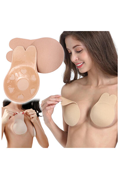 Julimex Sutien push-up autoadeziv reutilizabil, cu acoperitoare pentru mamelo...