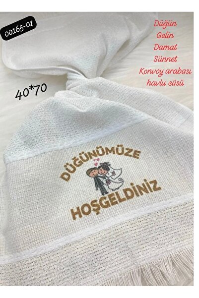 Genel Markalar 2’li Düğün Havlusu İnce Dağıtmalık