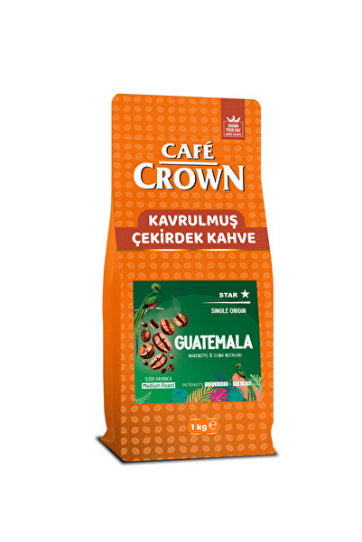 Cafe Crown Guatemala Single Origin Çekirdek Kahve 1kg ( %100 Arabica, Nitelik...
