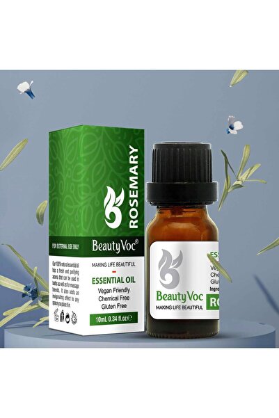 Beauty Voc زيت إكليل الجبل العضوي والزيوت العشبية، 10 مل