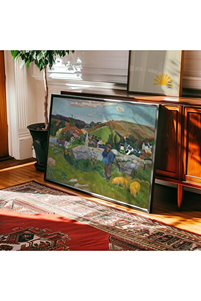 Pegziz Pictură Paul Gauguin: Pastor de porci |   Artă a vieții la țară, decor...