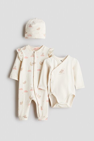 H&M 3 Parçalı Pamuklu Set