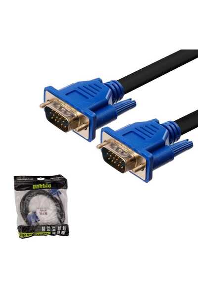 GABBLE GAB-VGA403 كابل نقل الصور من Vga إلى Vga بطول 3 أمتار 3+4 Vga
