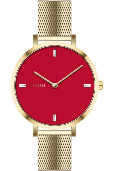 Torii G37GS.T4 ceas de modă pentru femei — roșu
