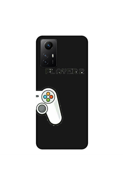 Other Xiaomi Redmi Note 12s Player 2 Black Colored Silicone TPU Θήκη
